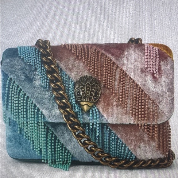 Kurt Geiger London Nano Kensington Fringe Convertible Crossbody Bag - Picture 7 of 17